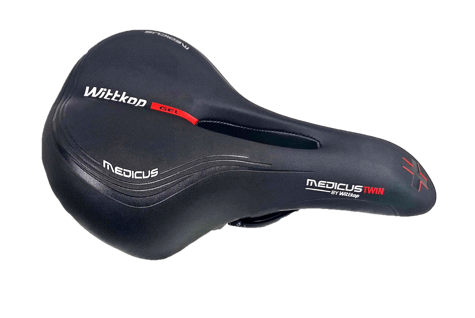 WITTKOP MEDICUS Twin 4.0 Fahrradsattel - Komfort-Sitz Für Gesundes Radfahren