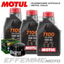 Tagliando BMW F 800 S / ST 2006 2007 2008 F800 (MOTUL 7100 15W50 + Filtro olio)
