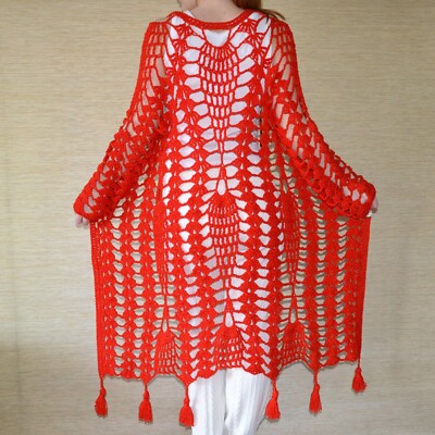 Crochet cardigan handmade Crochet kimono summer cardigan Boho