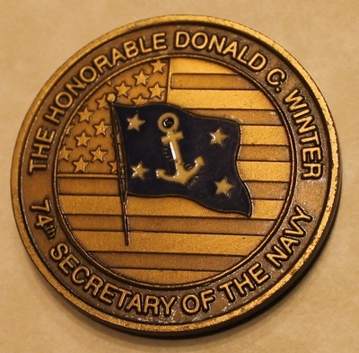 Donald C Winter 74th Secretary of the Navy Challenge Coin | eBay