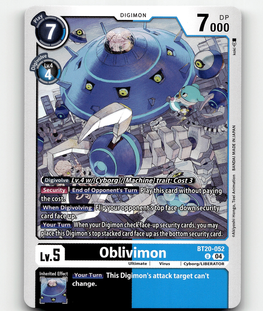 Digimon CCG Oblivimon - Release Special Booster 2.5 | eBay