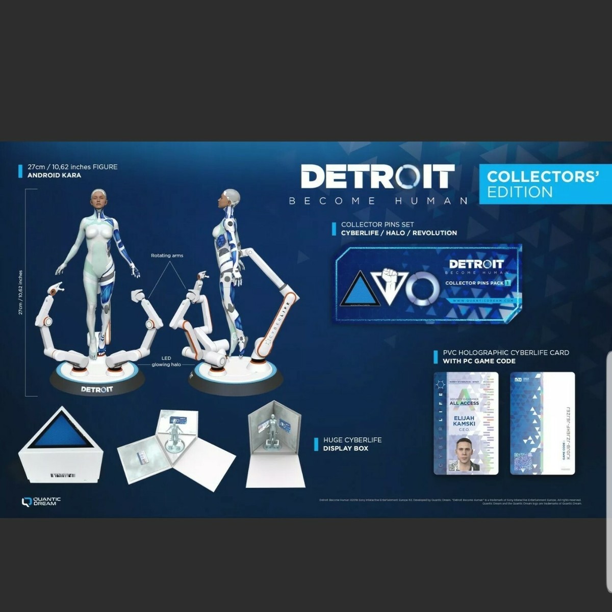 Limited Run Detroit Become Human Collector's Edition PC +