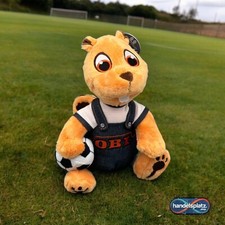 Obi  Fußball Biber Plüschtier Baumarkt Stofftier Werbung Kuscheltier NEU 30 cm