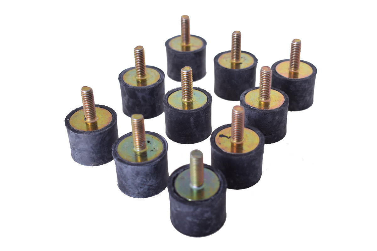 Gummimetalllager, SILENTBLOCK, 20x20mm, M6x15mm