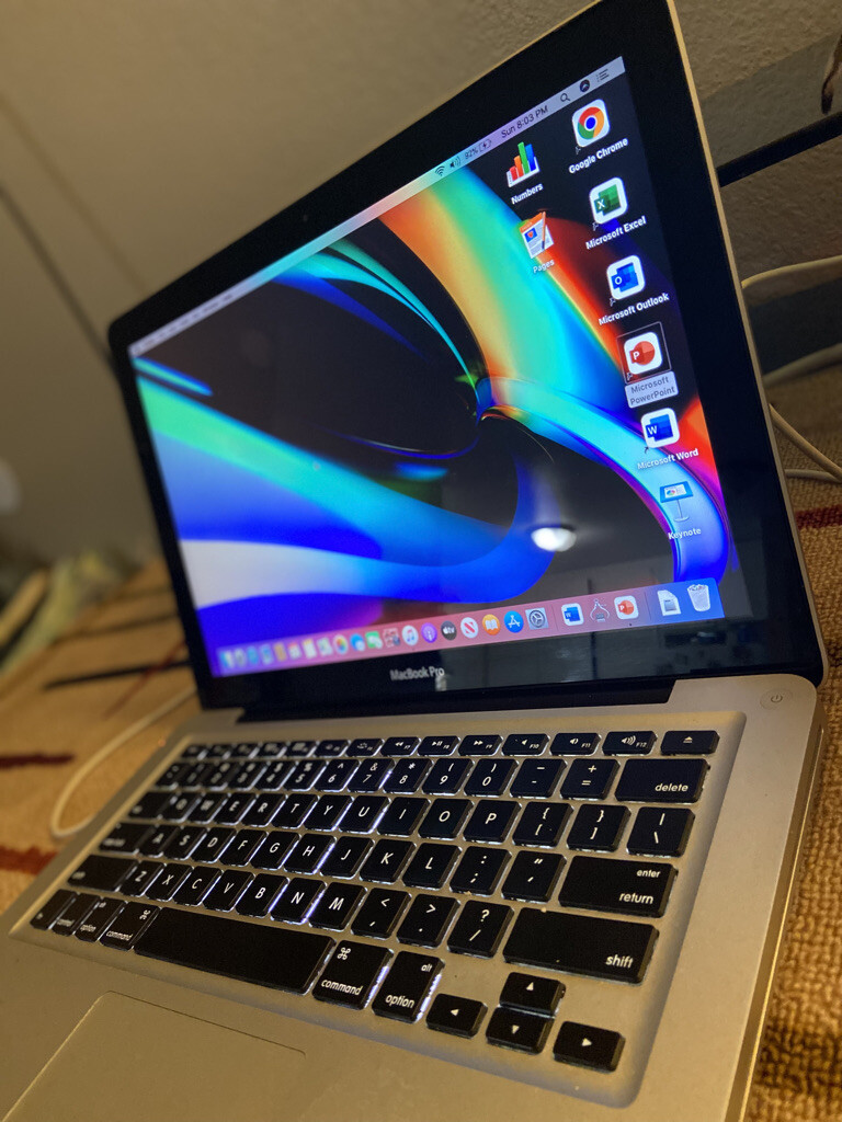 Macbook Pro 2012,core i5,500gbHD,8gbRam,CaTalina,Office,Dvd,Webcam