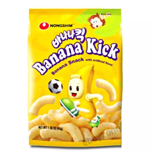 NONGSHIM Banana Kick Snack With Artificial Flavor 1.58oz 45g