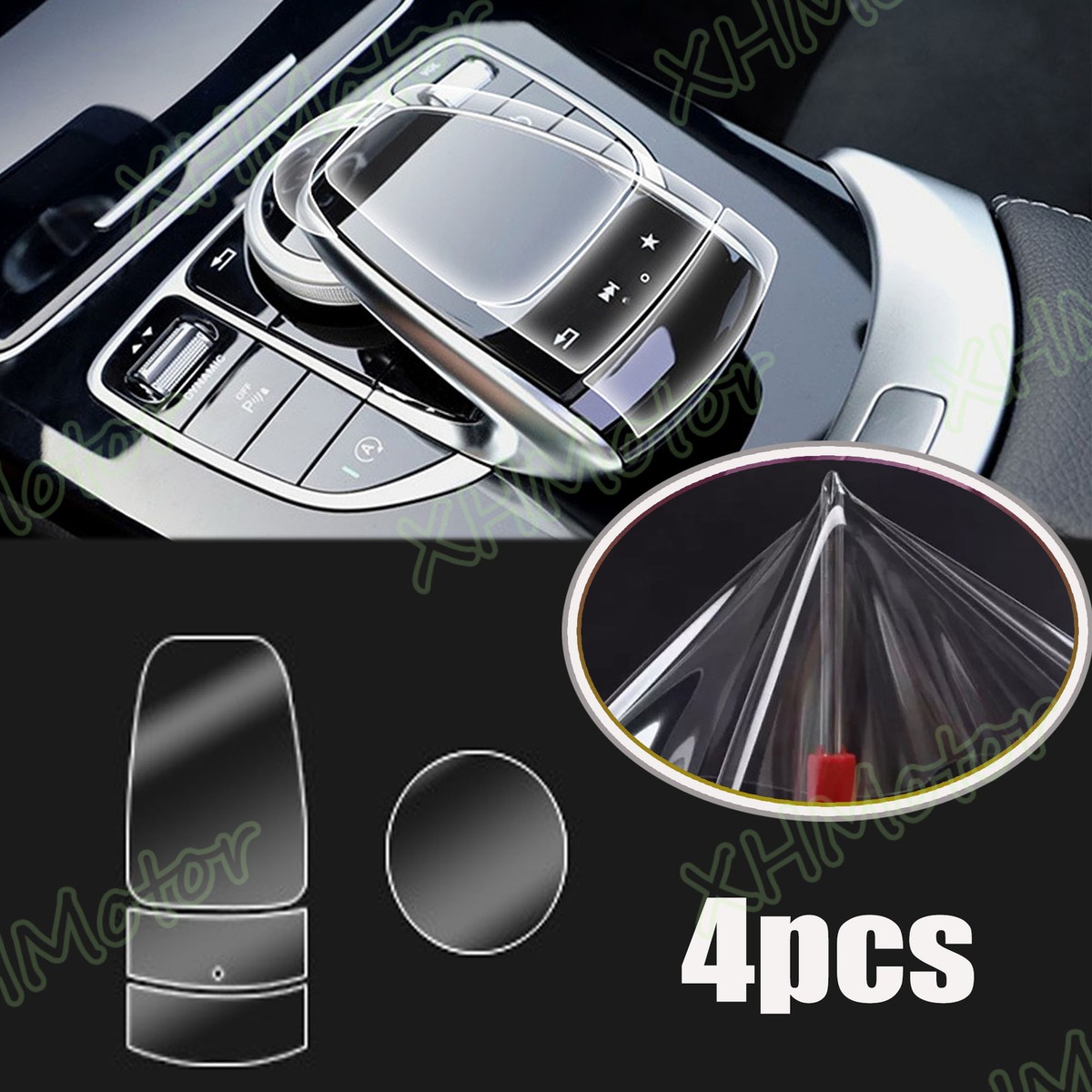 Clear COMAND Touchpad Controller Protector Film For Mercedes Benz