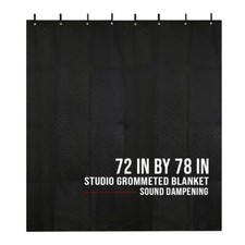 Sound Dampening Blanket 78" x 72" - Insulated Light Blocking Acoustic Treatment