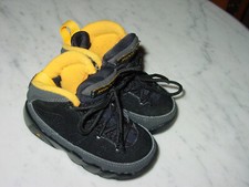 2020 ike Air Jordan Retro 9 Dark Charcoal/University Gold Toddler Shoes Size 5C