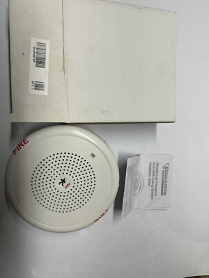 EST EDWARDS SIGNALING GCHFWF-S7 Ceiling Speaker/Fire Marking