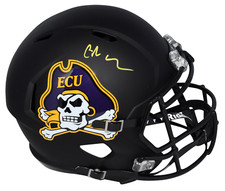 CHRIS JOHNSON SIGNED ECU EAST CAROLINA PIRATES FULL SIZE SPEED HELMET BECKETT
