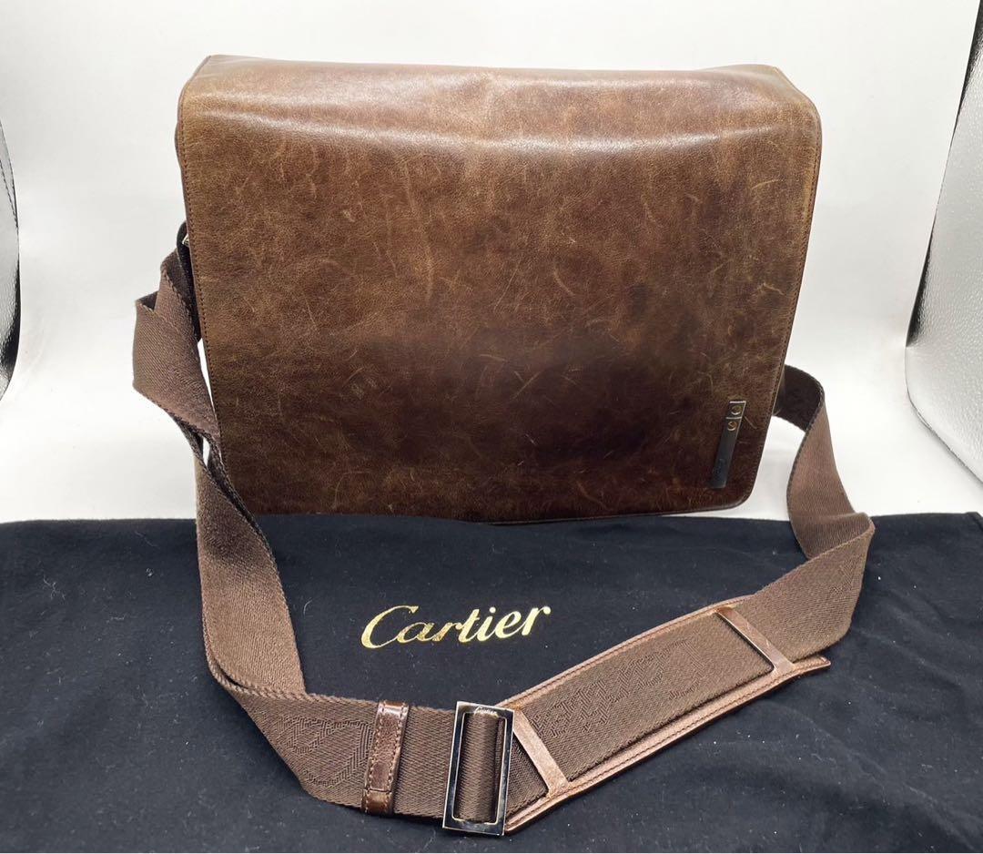 Cartier Vintage Shoulder Bag Men'S Brown | eBay Cartier Vintage Shoulder Bag Men'S Brown | eBay