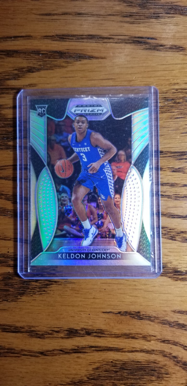 Keldon Johnson  2019-20 Panini Prizm Draft Picks Silver Rookie RC #29 Spurs