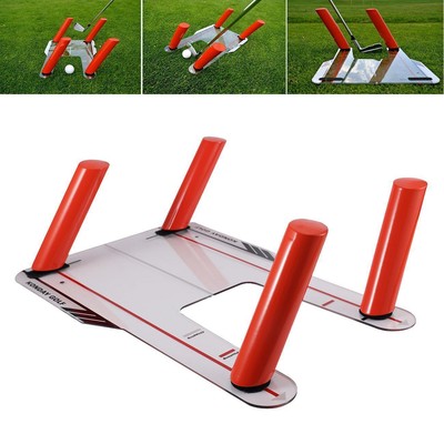 Golf Base Alignment 4 Rods Swing Hitting Practice Kit Indoor Outdoor Ebay