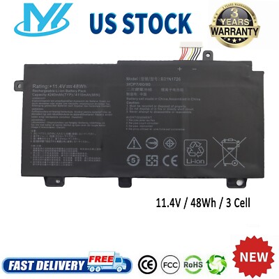  B31N1726 Battery For ASUS TUF Gaming FX505DT FX505DV FX505DU FX505DY FX505GT