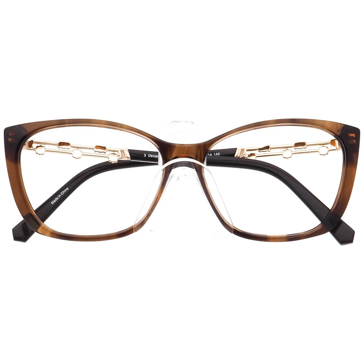 聖竜ガブエリウス【SR】{DZ-BT05/SR23} 4枚 Swarovski Eyeglasses SK 5383 047 Brown/Gold Rhinestones