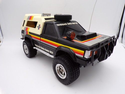 Vintage 80's Yonezawa Wave Hunter 1/14 Nissan Datsun Black 4WD Truck MIB Nikko - Picture 8 of 15
