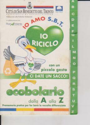 IO AMO S.B.T. ICH RECYCLING ÖKOBOLARIO VON A BIS Z SAN BENEDETTO DEL TRONTO