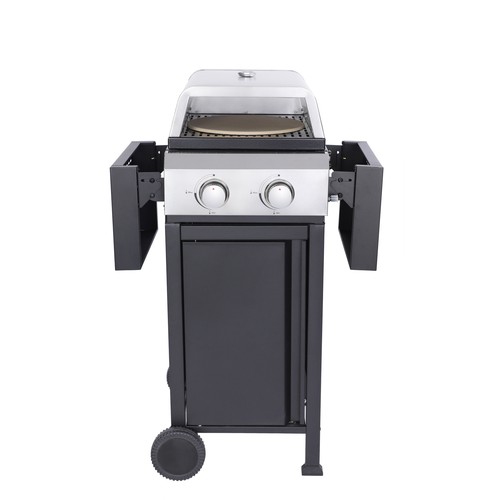 Parrilla de barbacoa de gas propano de 2 quemadores, caja de pizza, salida de 24600 BTU - Imagen 7 de 8