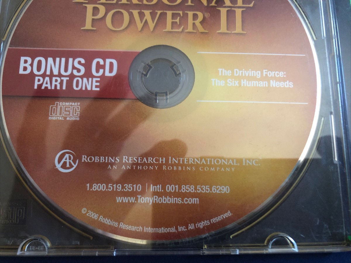 Anthony Robbins PERSONAL POWER II 30th Anniversary Edition Bonus 2