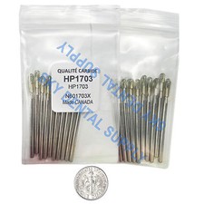 Beavers HP1703 Carbide Burs HP Shank 4 Straight Handpiece Made in Canada 100 Bur