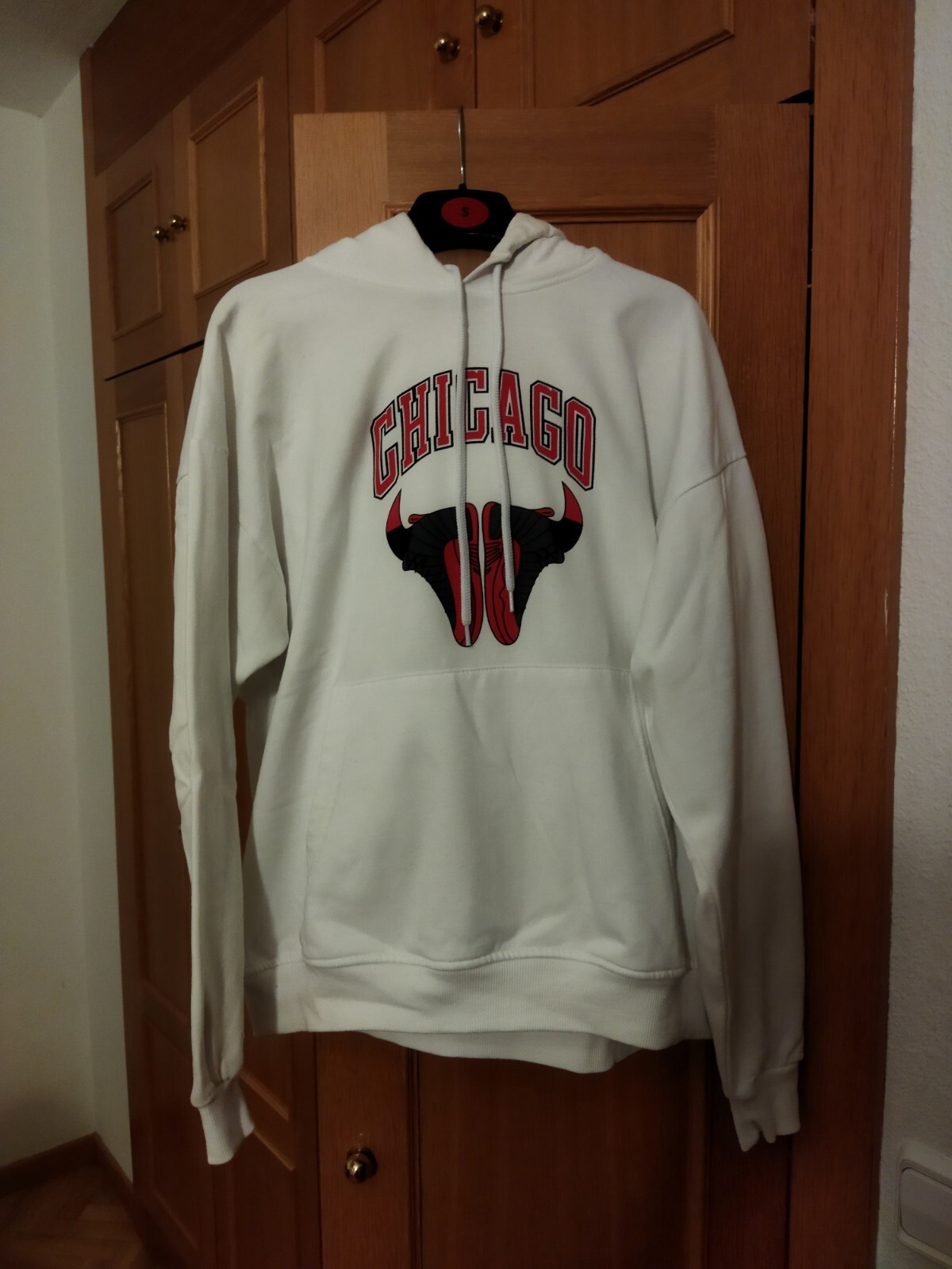 Sudadera Área Zero/Chicago Bulls Blanca