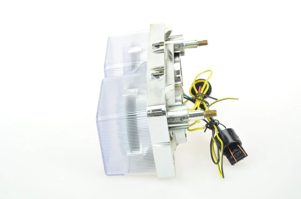 Led Tail Light Turn Signal Fit Honda 2000-2006 RVT1000R RC51 Clear - Image 3 of 4