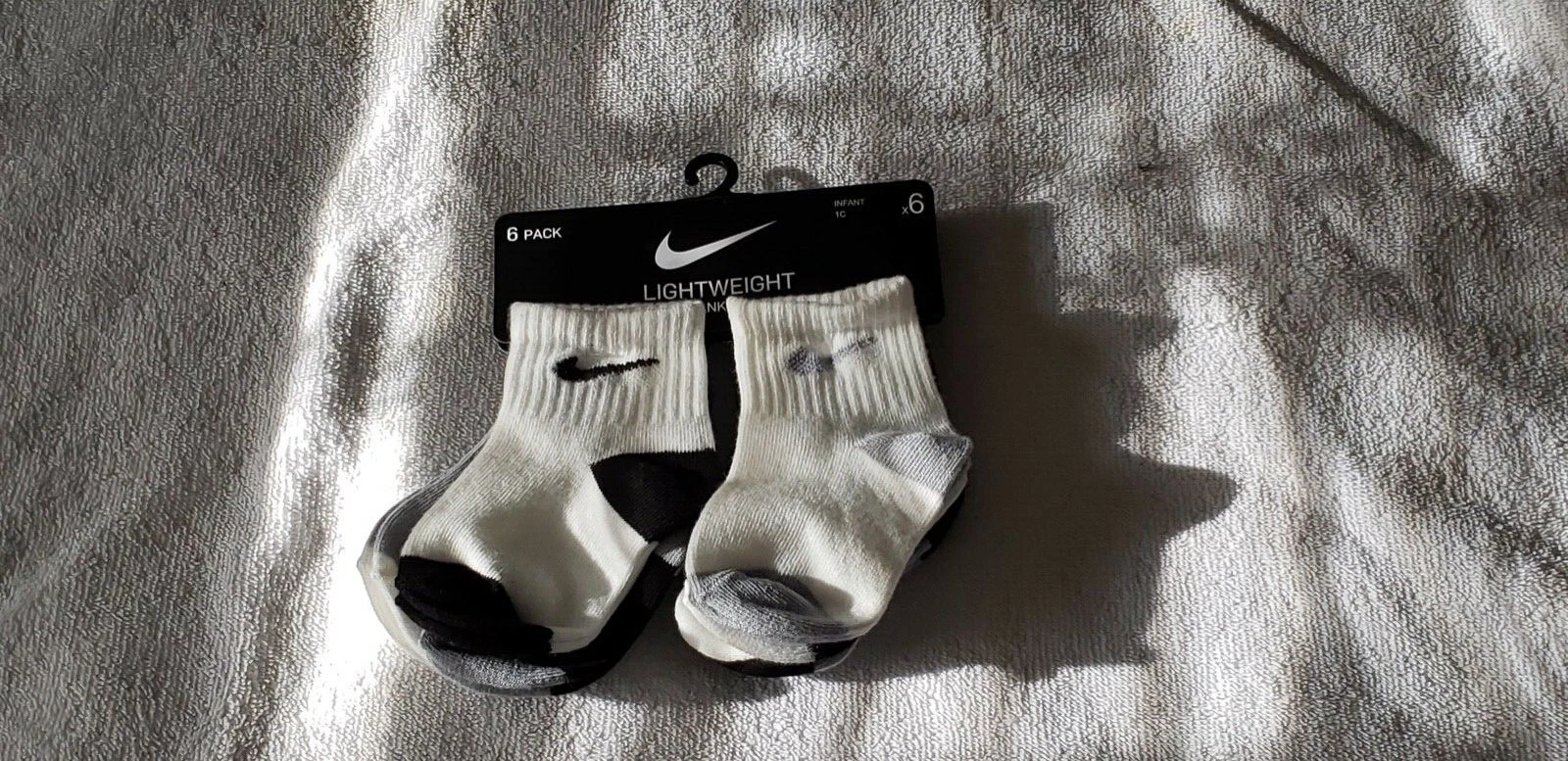 Nike Infant Socks 6 Pack Lightweight Ankle