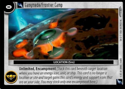TCG 335  ''Wars'' Incursion Decipher Ganymede/Frontier Camp 1S303 (Englisch)