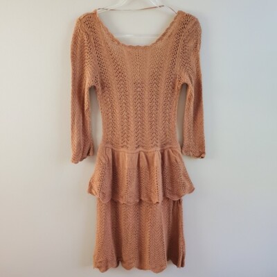 knit dress anthropologie Scenic Knit Dress by Celandine in Black, Size: XL at Anthropologie