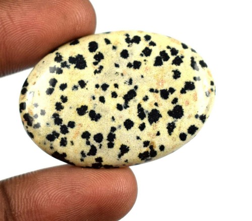 Cabochon naturale diaspro dalmata messicano guarigione miscela pietre portafortuna certificato - Foto 15 di 44