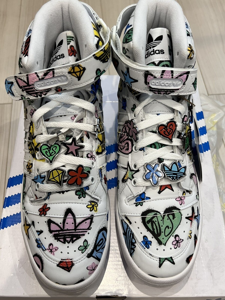 JEREMY SCOTT× ADIDAS FORUMオリジナルスニーカ Size US Men's 8.5 - AUTHENTIC Adidas Jeremy Scott x Forum 84 High