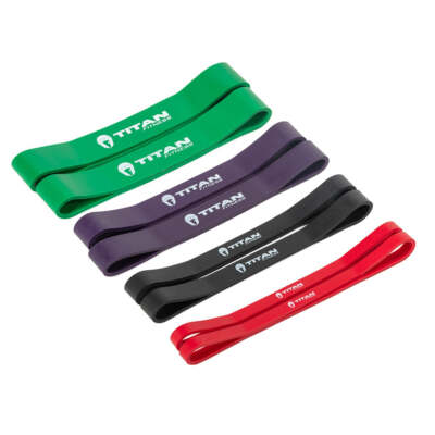 Titan Fitness Replacement Resistance Bands for Vice Grip Trainer, 12'' Mini Bands