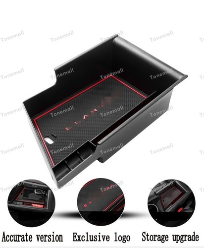 For 2021 Hyundai Elantra Car Armrest Storage Glove Box Tray Center Console New - Picture 5 of 21