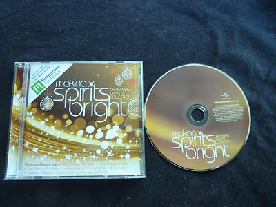 MAKING SPIRITS BRIGHT RARE CHRISTMAS CD! ELTON JOHN MAROON 5 JUSTIN BIEBER 