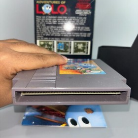 Adventures of Lolo (NES, Nintendo Entertainment System, 1989) W/ Box & Poster