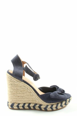 H\u0026M Sandalias tipo cuña azul look casual Mujeres Talla EU 40 Sandalias de  tacón | eBay