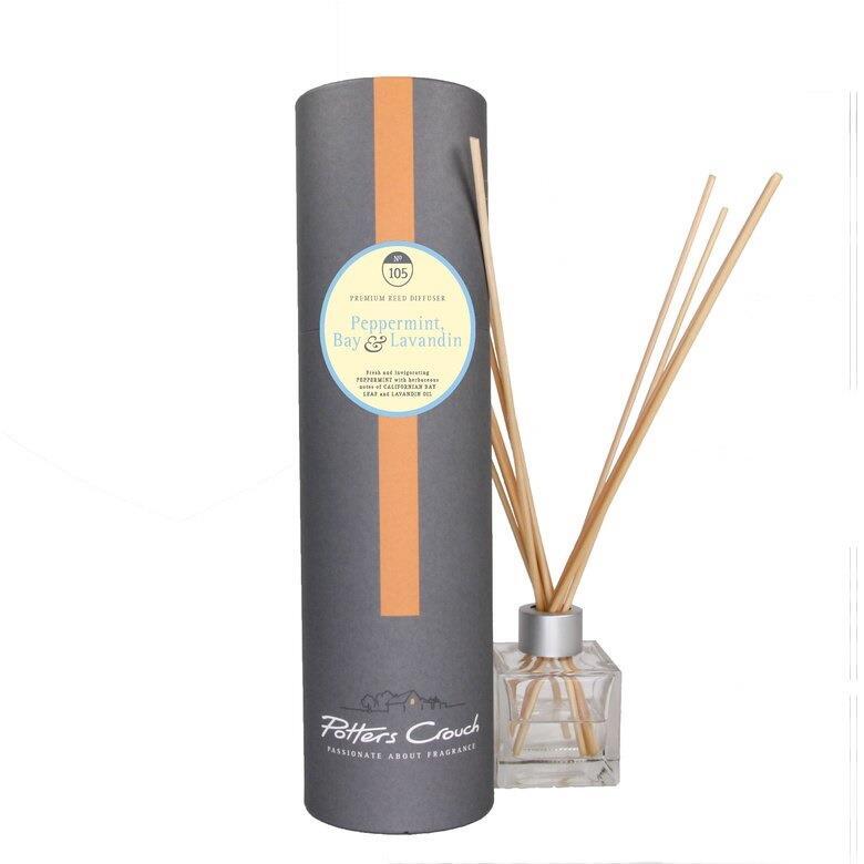 PC Reed Diffuser 100ml - Peppermint, Bay & Lavandin POT-DIF-073  (NEW)