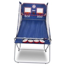  - Dual Shot Sport | Arcade Basketball Game for Home | Paddle Scoring Blue