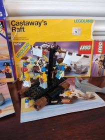 Lego Pirates Lot 6245 6257 6261 Castaway Raft Raiders Harbor Sentry Sets