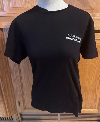 Men's Next Level Apperal Small Liam Payne Choose Love Tee T-Shirt Black