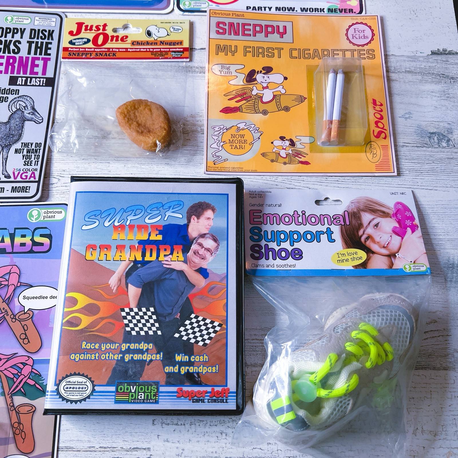 17pc Obvious Plant Toy Collectible Lot RARE Corn man Sneppy Stupidest Animal