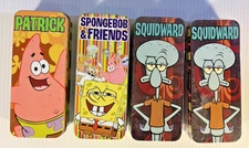 Burger King Viacom SpongeBob SquarePants & Friends Watches w/ Original Tins