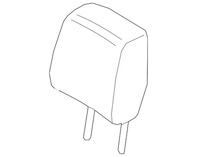 Genuine Ford Headrest Cover And Pad JL7Z-78611A08-DA