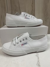 Superga 2750-Cotu Classic White Canvas women's Sneakers US 6. S000010