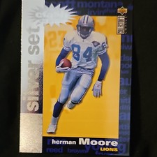 Upper Deck 1995 Collector's Choice Silver Set Herman Moore #C30 Lions NFL