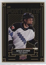 2024 Upper Deck PWHL 1st Edition UD Portraits Gold /299 Natalie Spooner 1l8d