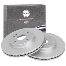 2x A.B.S. BREMSSCHEIBEN 258mm VORNE passend für MAZDA 2