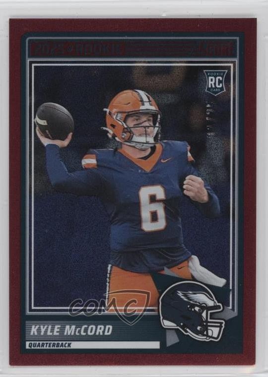 2025 Score Rookies Red Dots /25 Kyle McCord #73 RC