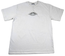 T-shirt Dior x Jordan Wings ecru uomo 40" petto UK M - rara collab cotone pesante